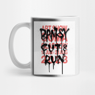 Banksy Cut & Run Mug